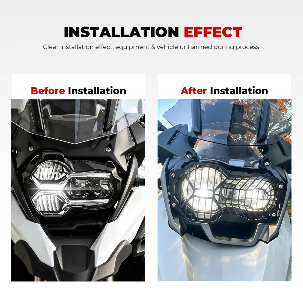 BMW R1200GS R1250GS Headlight Grille Guard Cover 2013-2023 Headlight Grille Guard Nixie