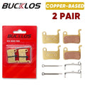 BUCKLOS Shimano Disc Brake Pads – MTB & Road Bike Disc Brake Pads Nixie Copper-Based 2Pair