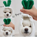 Cute Fruit Dog Hoodie – Warm Fleece Jacket for Small Dogs Dog Hoodie Jacket Nixie White radish XXL