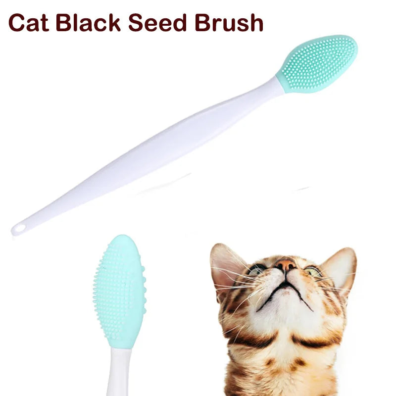 5PCS Silicone Cat Brush Set | Zinc Alloy Handle Grooming Kit Cat Grooming Brush Nixie