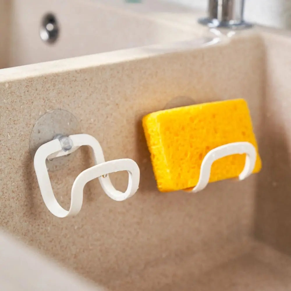 Suction Cup Sink Sponge Holder & Drain Rack – Kitchen Bathroom Sink Sponge Holder Nixie