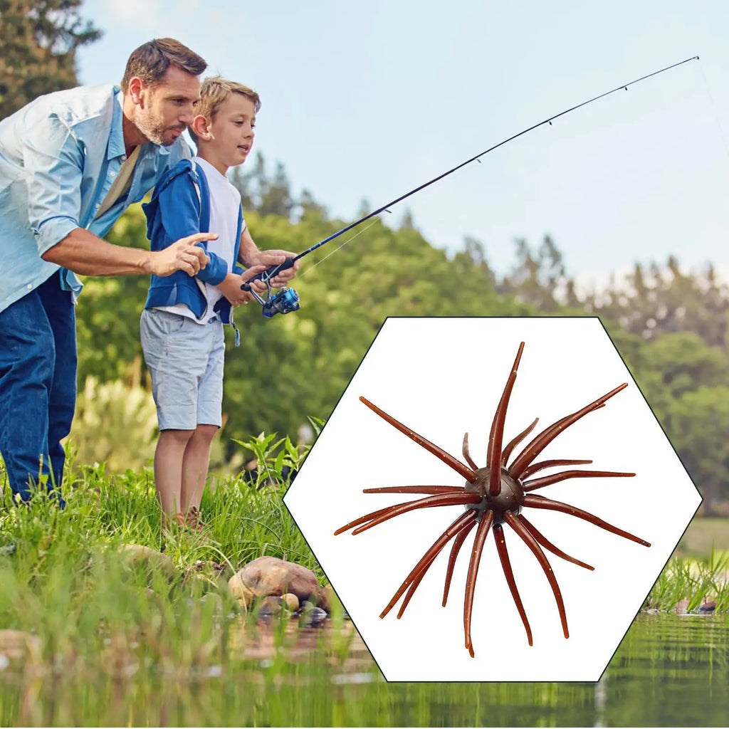 Soft Sea Urchin Fishing Lure – Saltwater & Freshwater Bait Soft Fishing Lure Nixie
