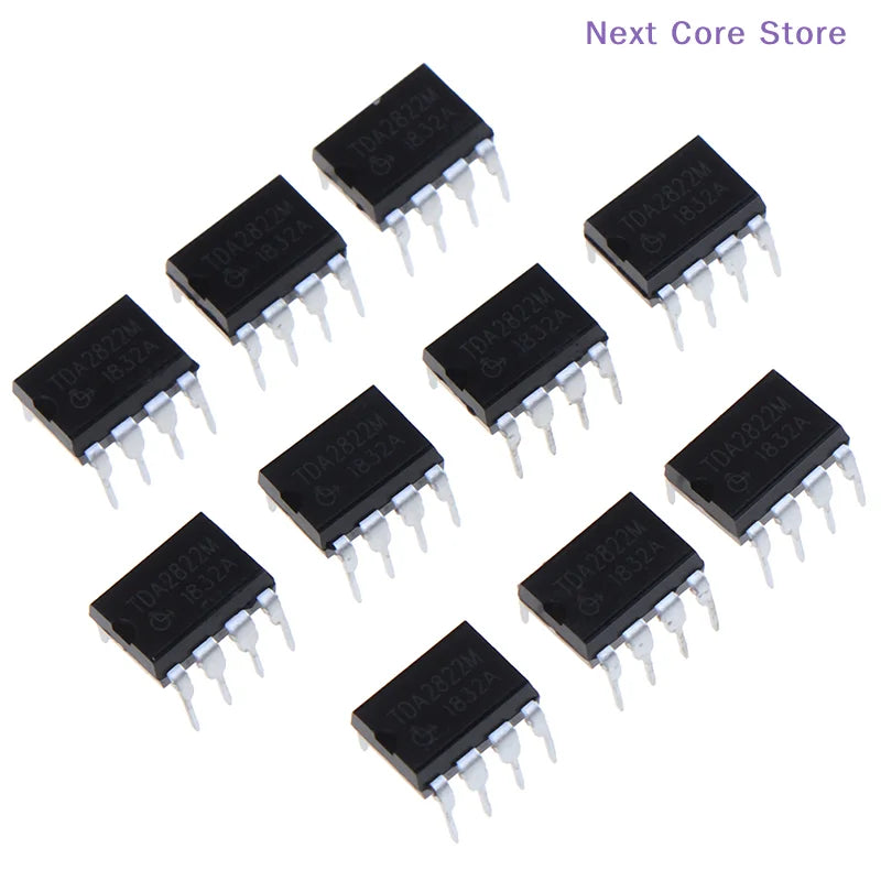 10PCS TDA2822M Audio Power Amplifier IC DIP-8 | Lot of 10 Audio Amplifier IC Nixie