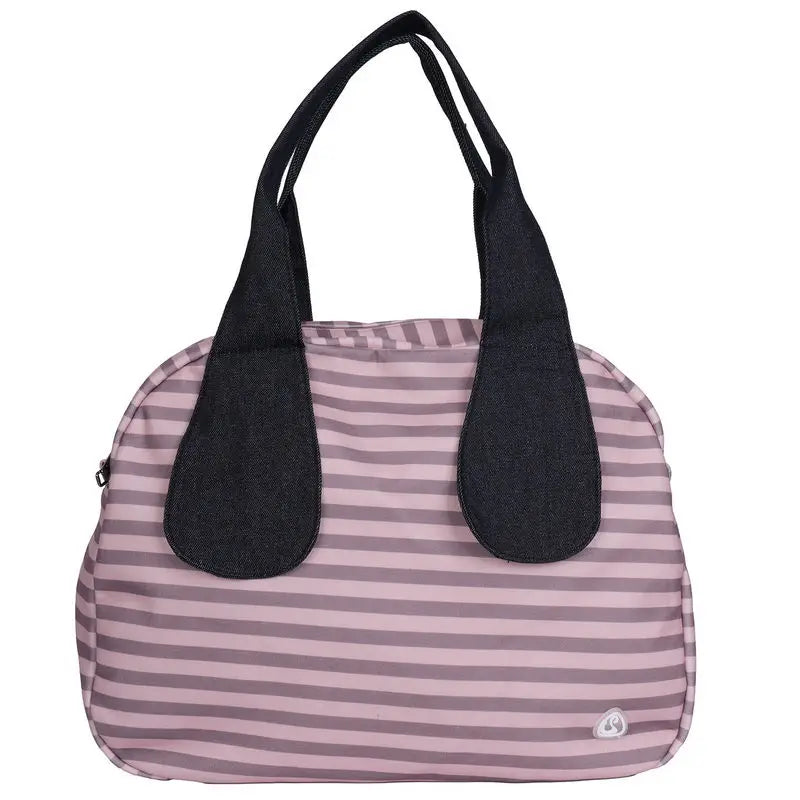 Vintage Striped Canvas Tote Bag | Korean-Style Shoulder Handbag Canvas Tote Bag Nixie
