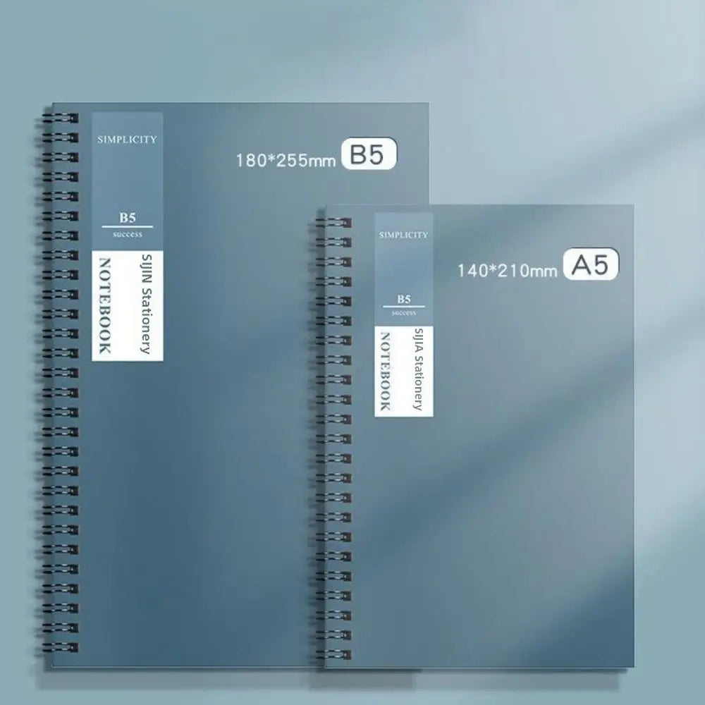 Double Spiral Notebook A5/B5 – 60 Sheets Lined Minimalist Spiral Notebook Nixie