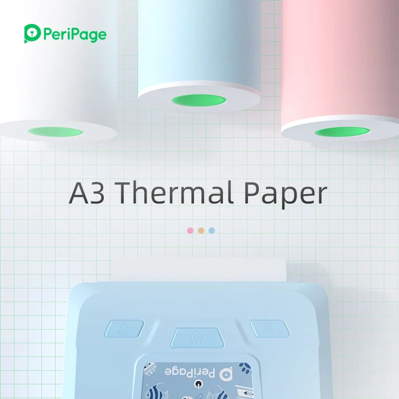 Peripage 80x50mm Thermal Paper 2-Pack – 10-Year Print Life Thermal Paper Rolls Nixie