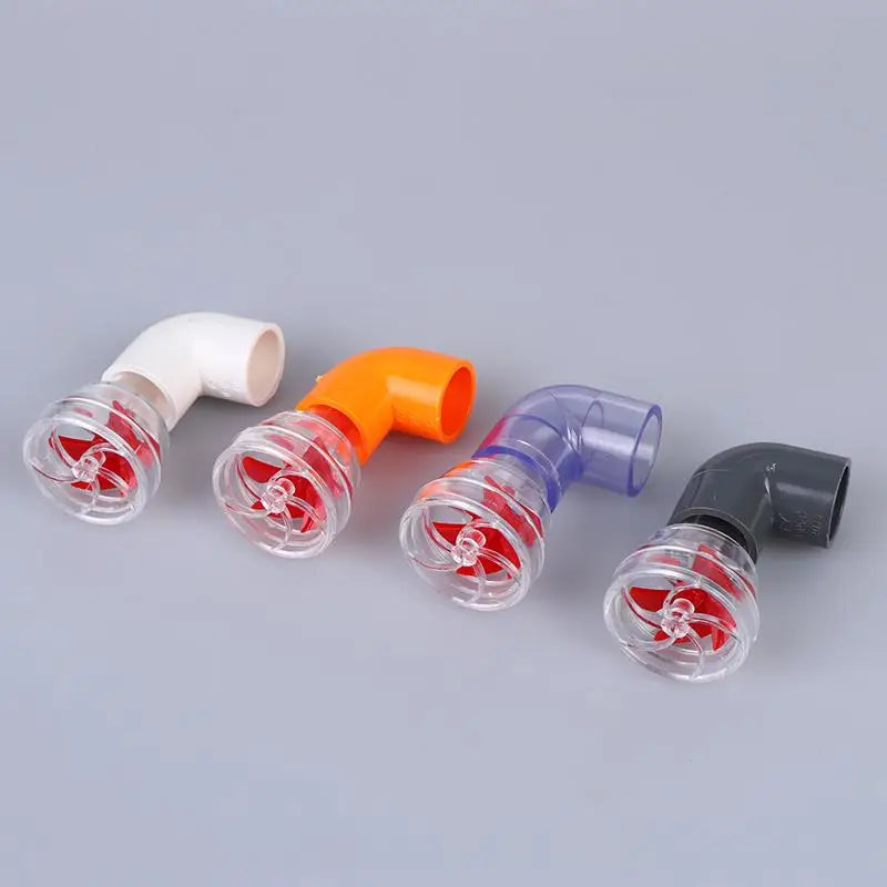 20mm Aquarium Auto-Rotating 5-Blade Wave Maker Fan Nozzle Kit Aquarium Wave Maker Nixie