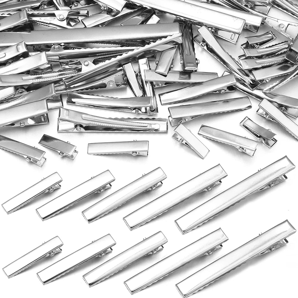 Metal Duckbill Alligator Hair Clips Flat Hairpins 20-50pcs Hair Alligator Clips Nixie