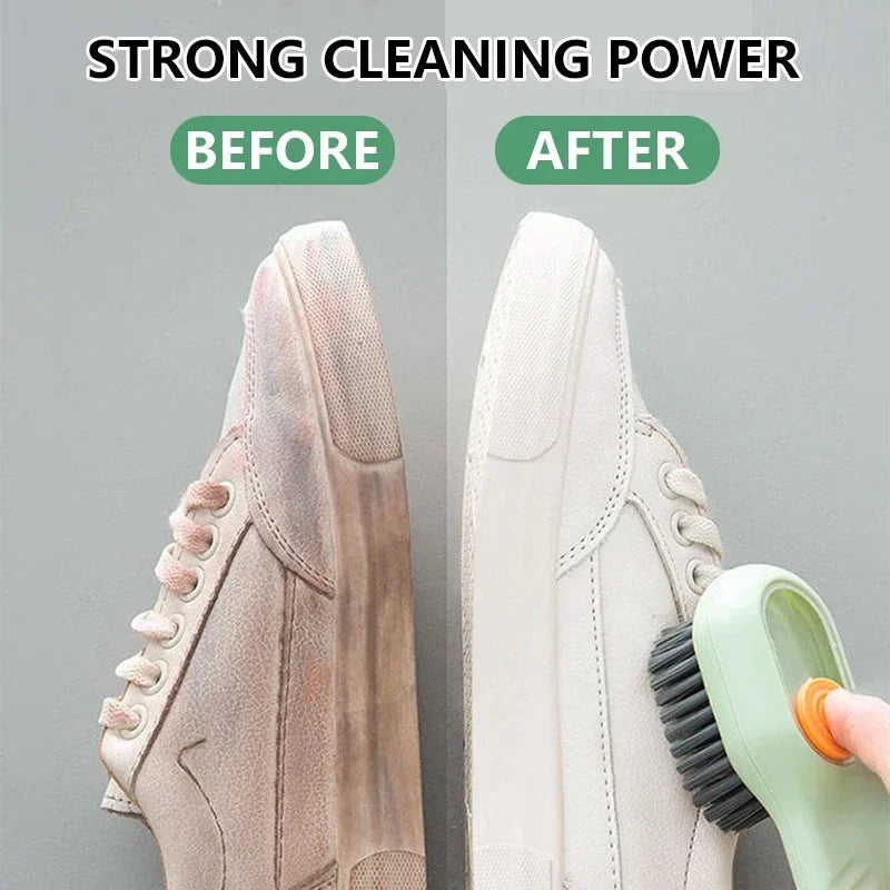 Long Handle Soft Bristle Shoe & Clothes Cleaning Brush Cleaning Brush Nixie