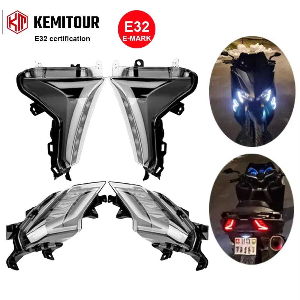 LED Turn Signal & Brake Lights for Yamaha TMAX 530 2017–2020 Motorcycle LED Lights Nixie