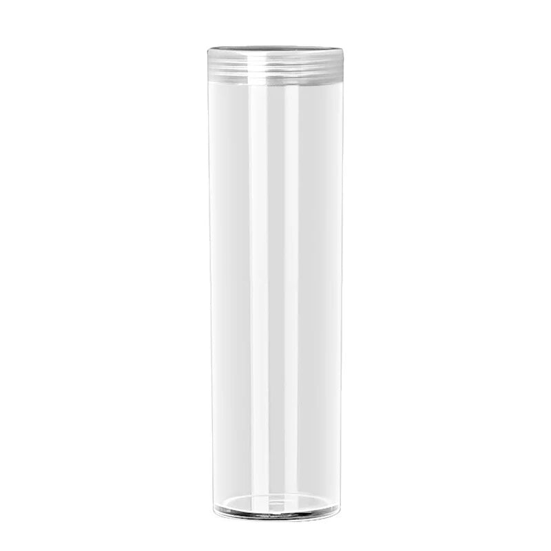 Penny Coin Organizer Tube – Clear High-Capacity Storage Box Coin Storage Tube Nixie