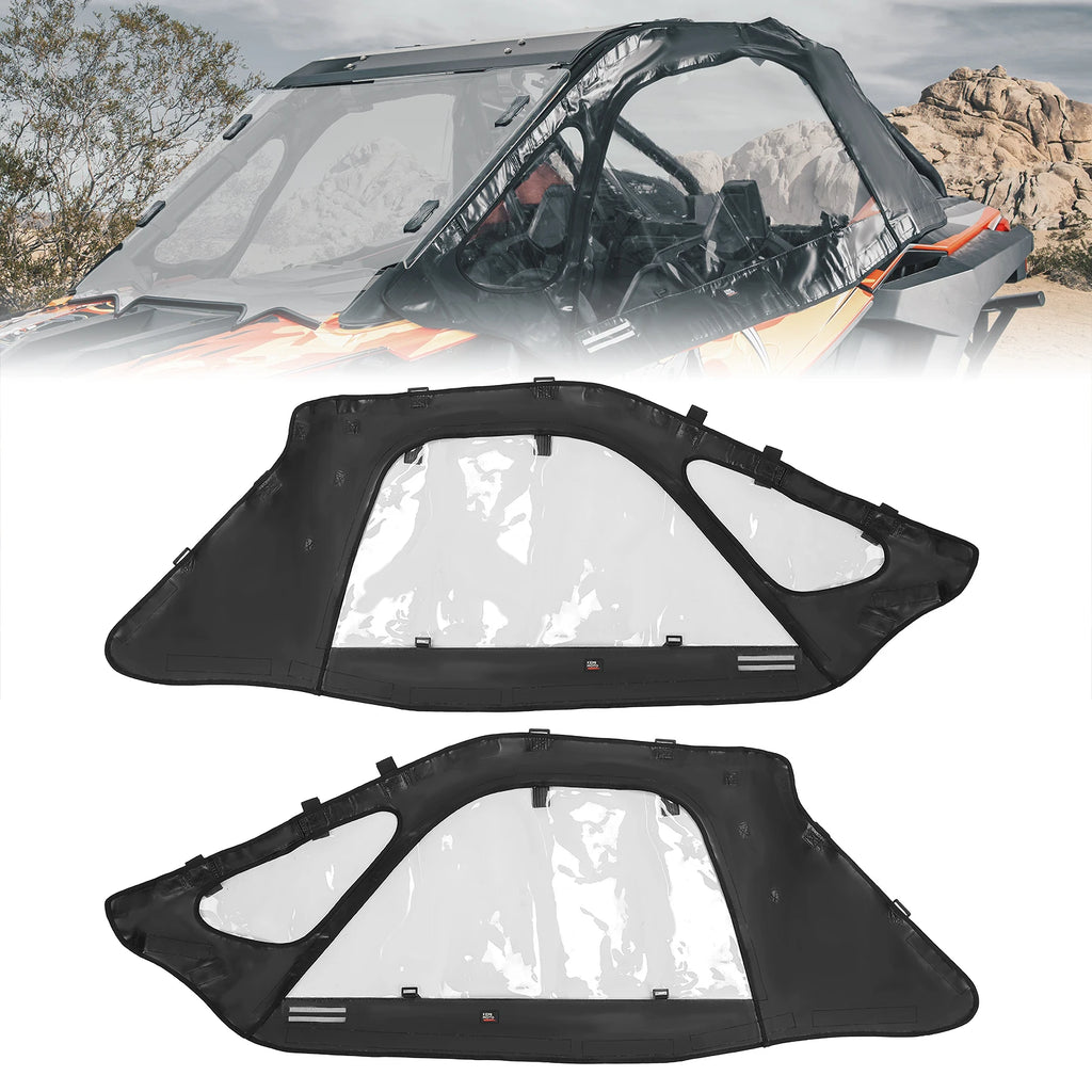KEMIMOTO Soft Upper Doors Cab Enclosure Polaris RZR PRO XP UTV Cab Enclosure Nixie