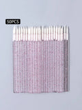 Disposable Lip Brushes 50/100 Pcs – Lipstick Gloss Wand Applicators Disposable Lip Brush Nixie 50pcs