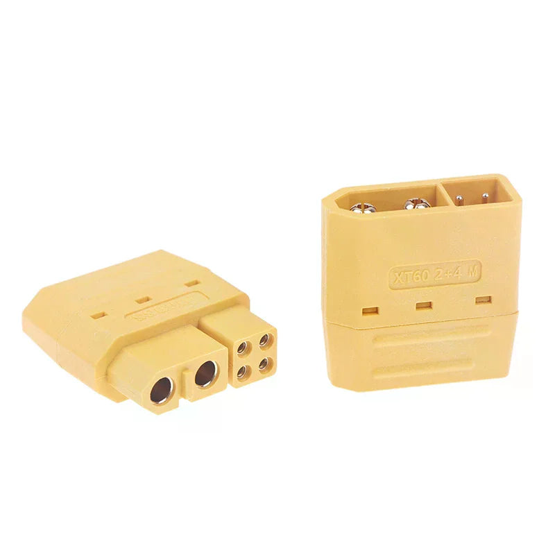 XT60 (2+4) Male Female Plug Connector with Signal Pin & Sheath Electrical Connector Nixie