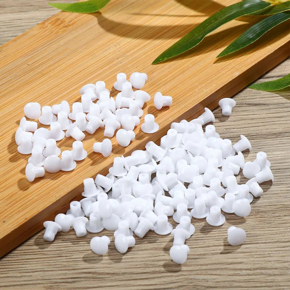100Pcs Plastic Hole Plugs – Furniture Screw Hole Covers & Caps Furniture Hole Plugs Nixie