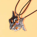 2PCS Antique Silver Couple Necklace – Sheep & Wolf Pendants Couple Pendant Necklace Nixie 2 Pack
