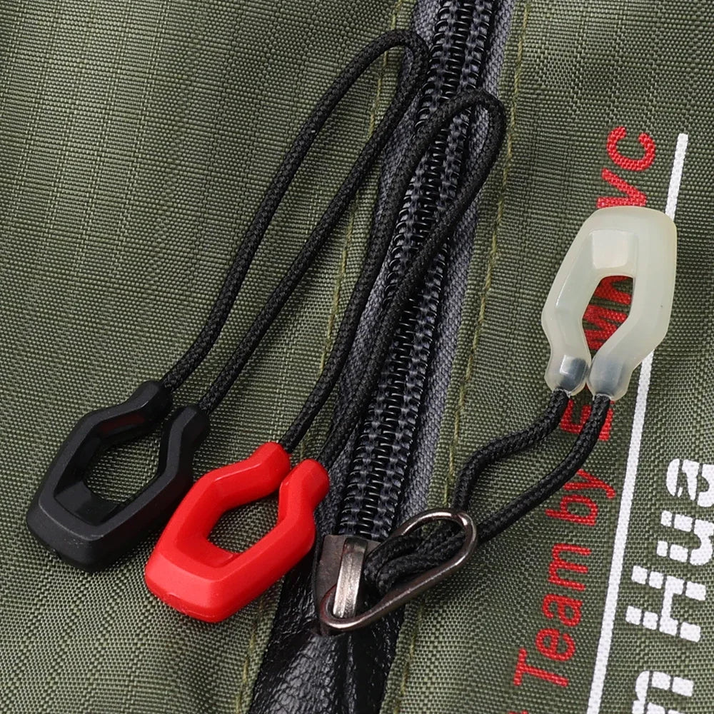 6Pcs Luminous Zipper Pullers for Backpack, Jacket & Tent Zipper Puller Set Nixie