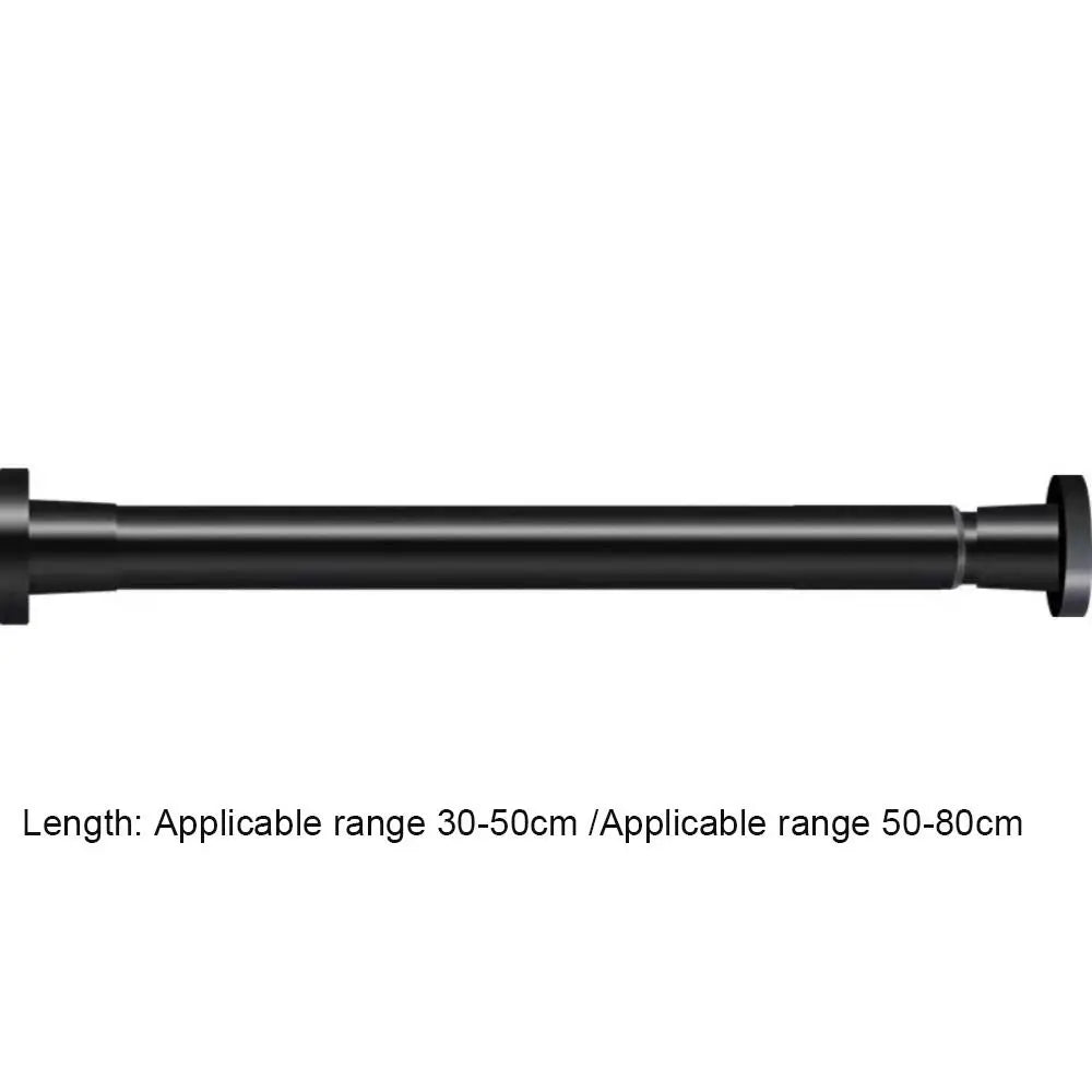 No-Drill Telescopic Spring Tension Curtain Rod – Adjustable Spring Tension Curtain Rod Nixie