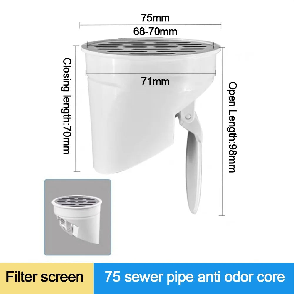 Anti-Leak Floor Drain Cap – Auto-Closing Drainage Pipe Seal Floor Drain Cap Nixie 2