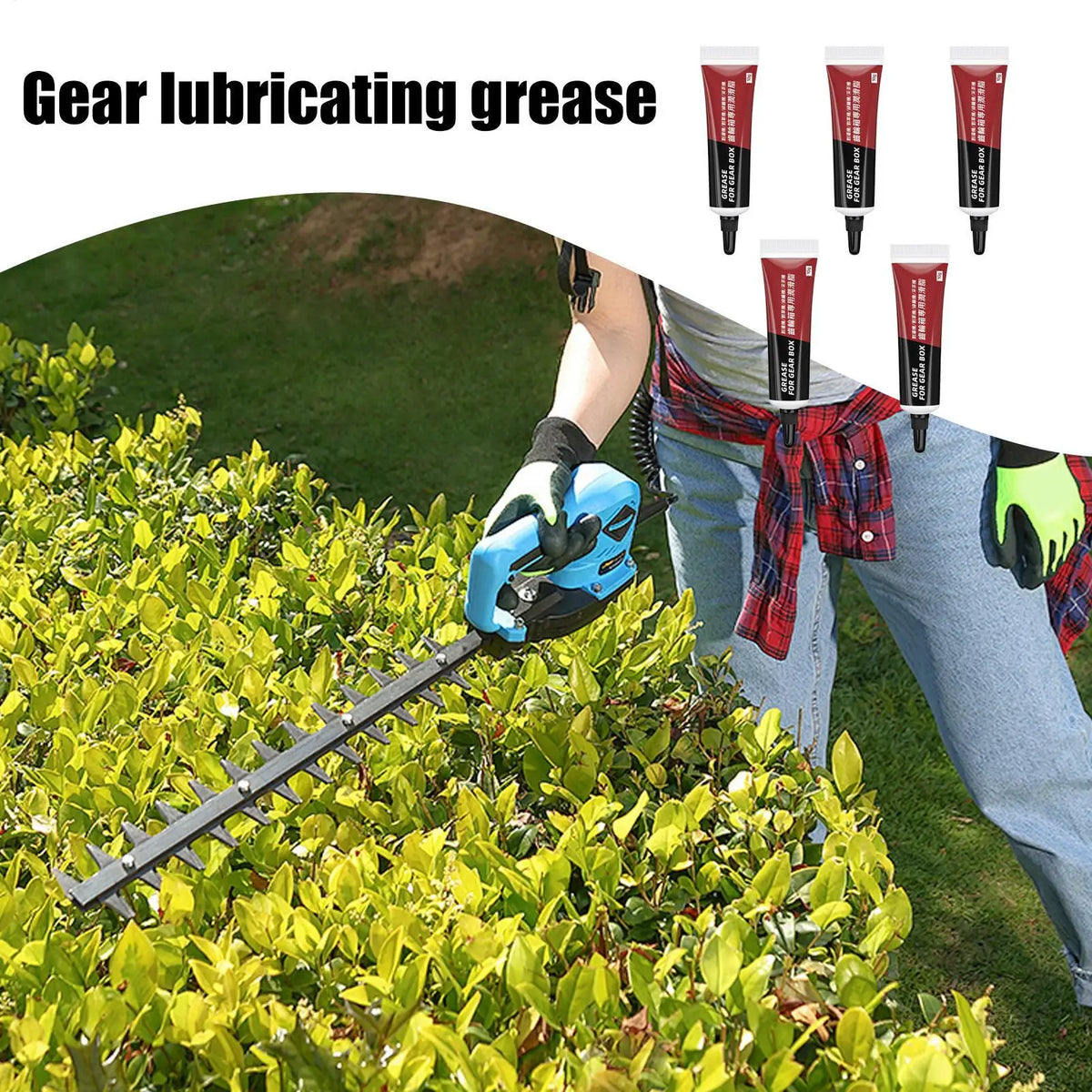5-Pack Lawn Mower Gear Grease Lubricant Sticks – Anti-Wear Gear Lubricant Grease Nixie