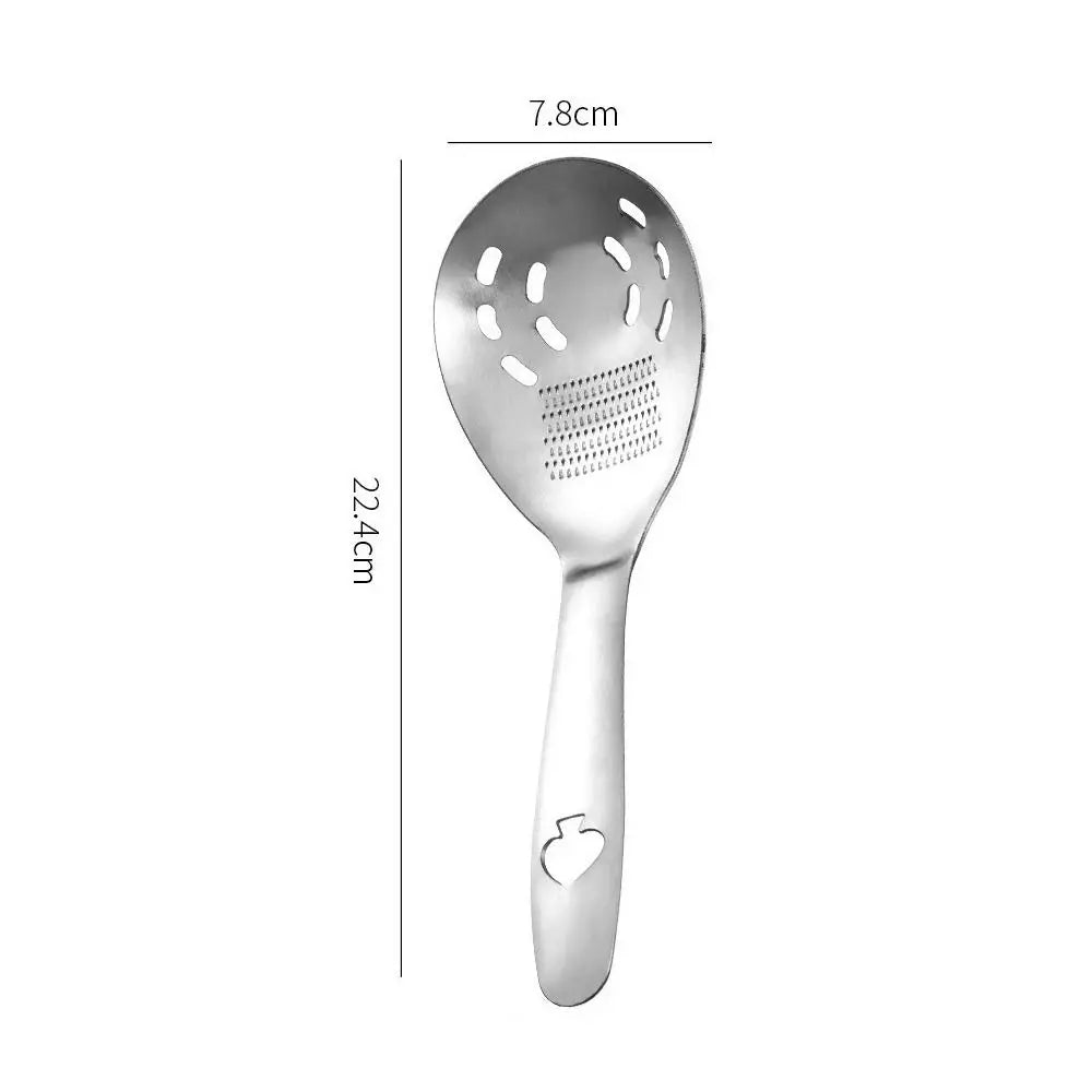 5-in-1 Stainless Steel Mashing Spoon, Egg Separator & Grater Kitchen Utensil Nixie