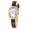 REBIRTH Leather Quartz Watch – Roman Numeral Dial | Fashion Leather Strap Watch Nixie Coffee