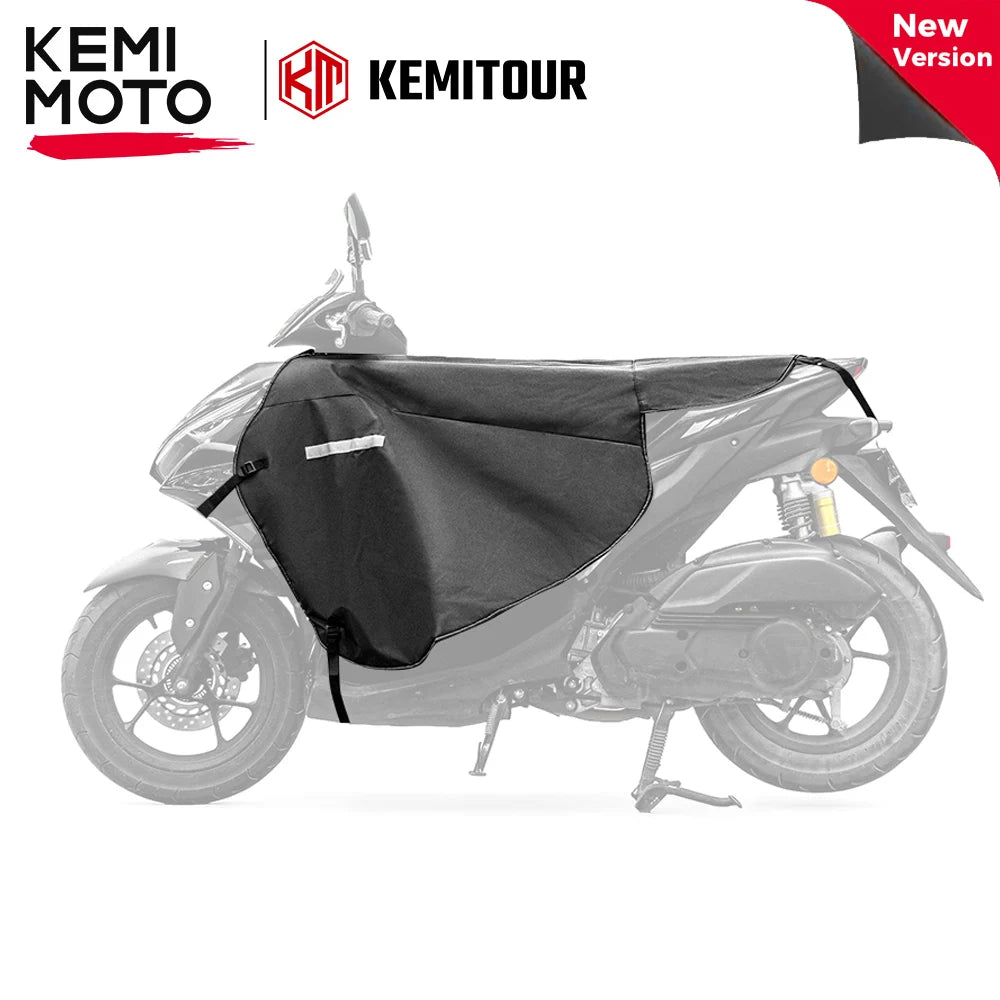 KEMIMOTO Motorcycle Leg Cover Windproof Waterproof Scooter Apron Motorcycle Leg Cover Nixie