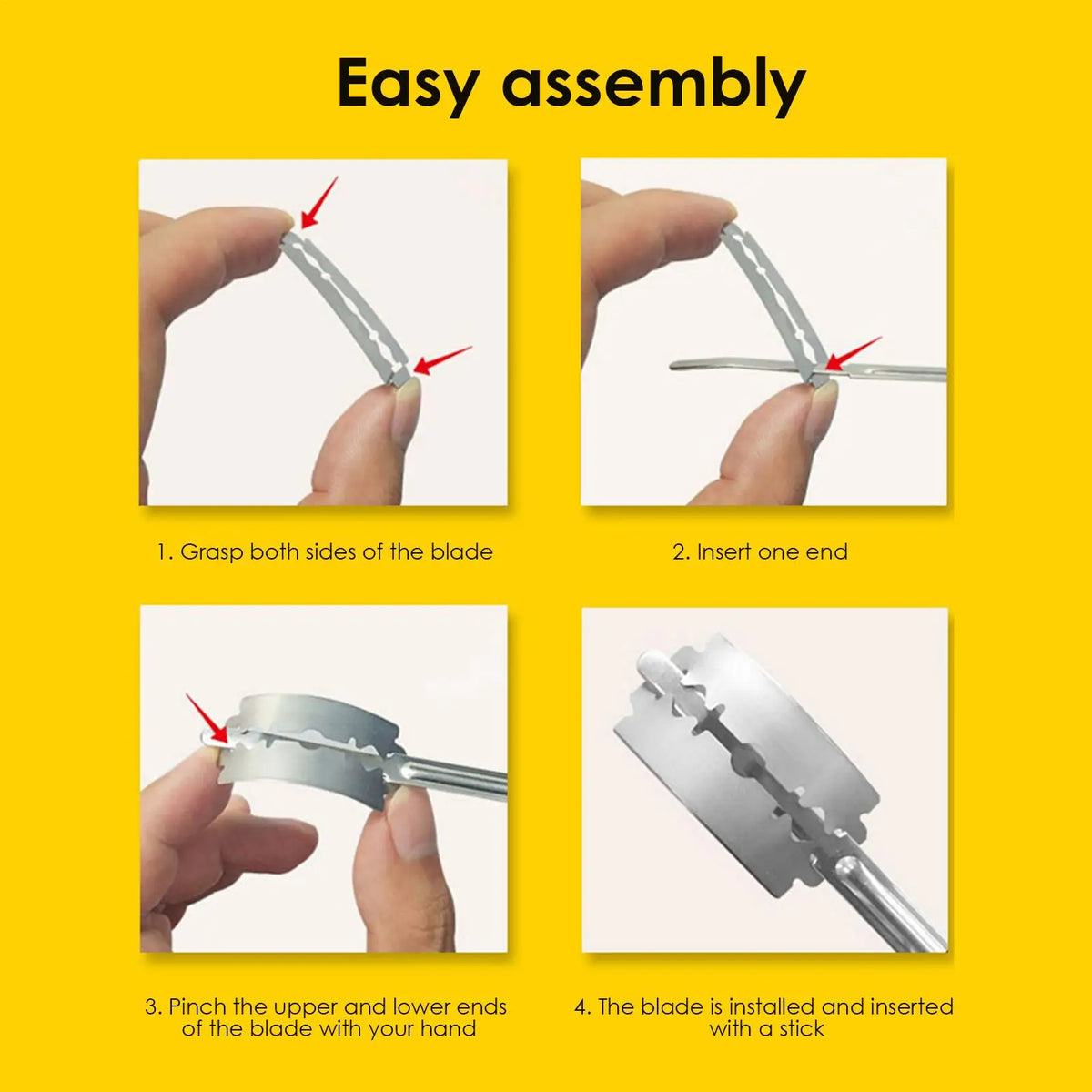 Stainless Steel Bread Lame Dough Scoring Tool + 5 Cutters