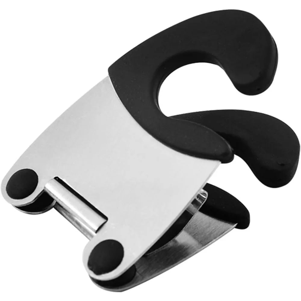 Stainless Steel Pot Clip Silicone Spoon & Spatula Holder Utensil Holder Clip Nixie