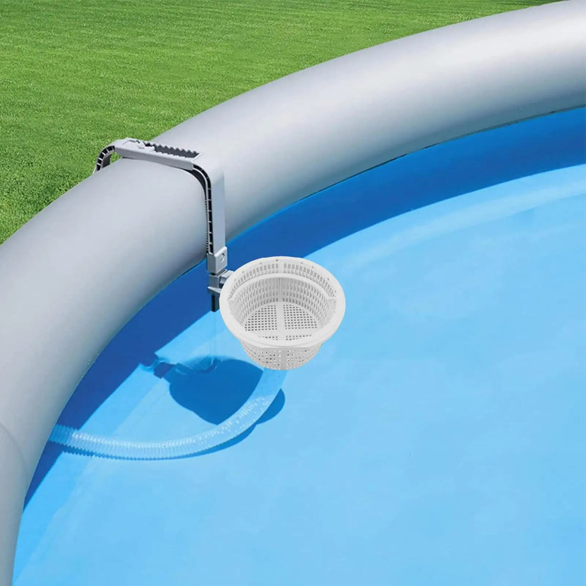 Pool Skimmer Basket with Handle – PVC Replacement for Pools