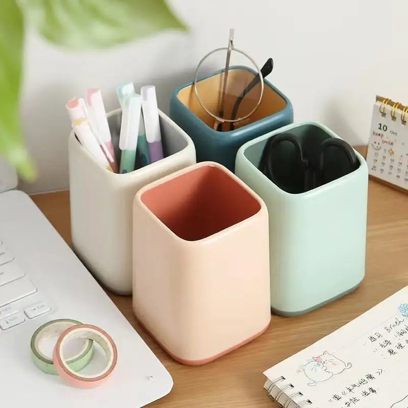 Plastic Desk Pen Organizer – Kawaii Stationery Holder Desk Pen Organizer Nixie
