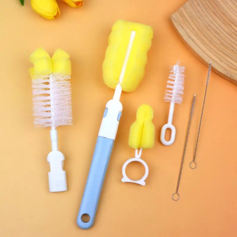Baby Bottle Cleaning Brush Set 3-6Pcs – Scratch-Free Bottle Cleaning Brush Set Nixie