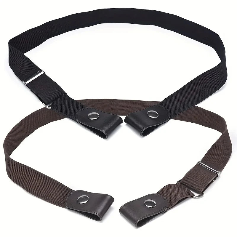 Buckle-Free Stretch Elastic Waist Belt for Women & Men Elastic Waist Belt Nixie