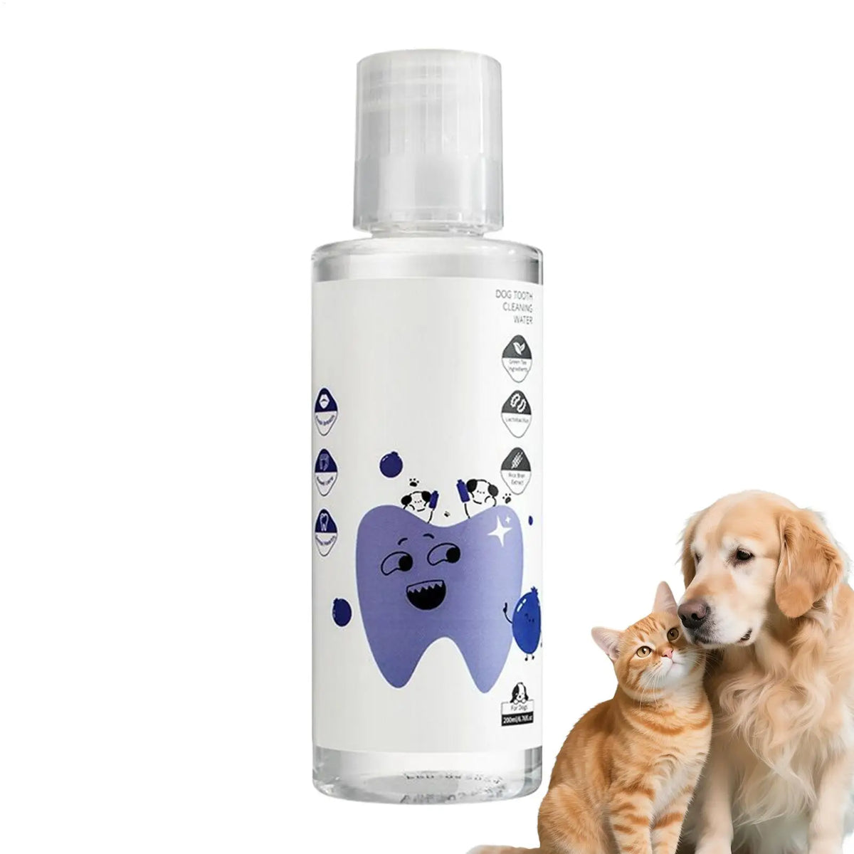 Dog & Cat Water Additive 200ml – Fresh Breath & Teeth Care Pet Dental Additive Nixie