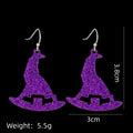 Punk Skull Drop Earrings – Acrylic Fashion Jewelry for Women Drop Earrings Nixie XL2174-02