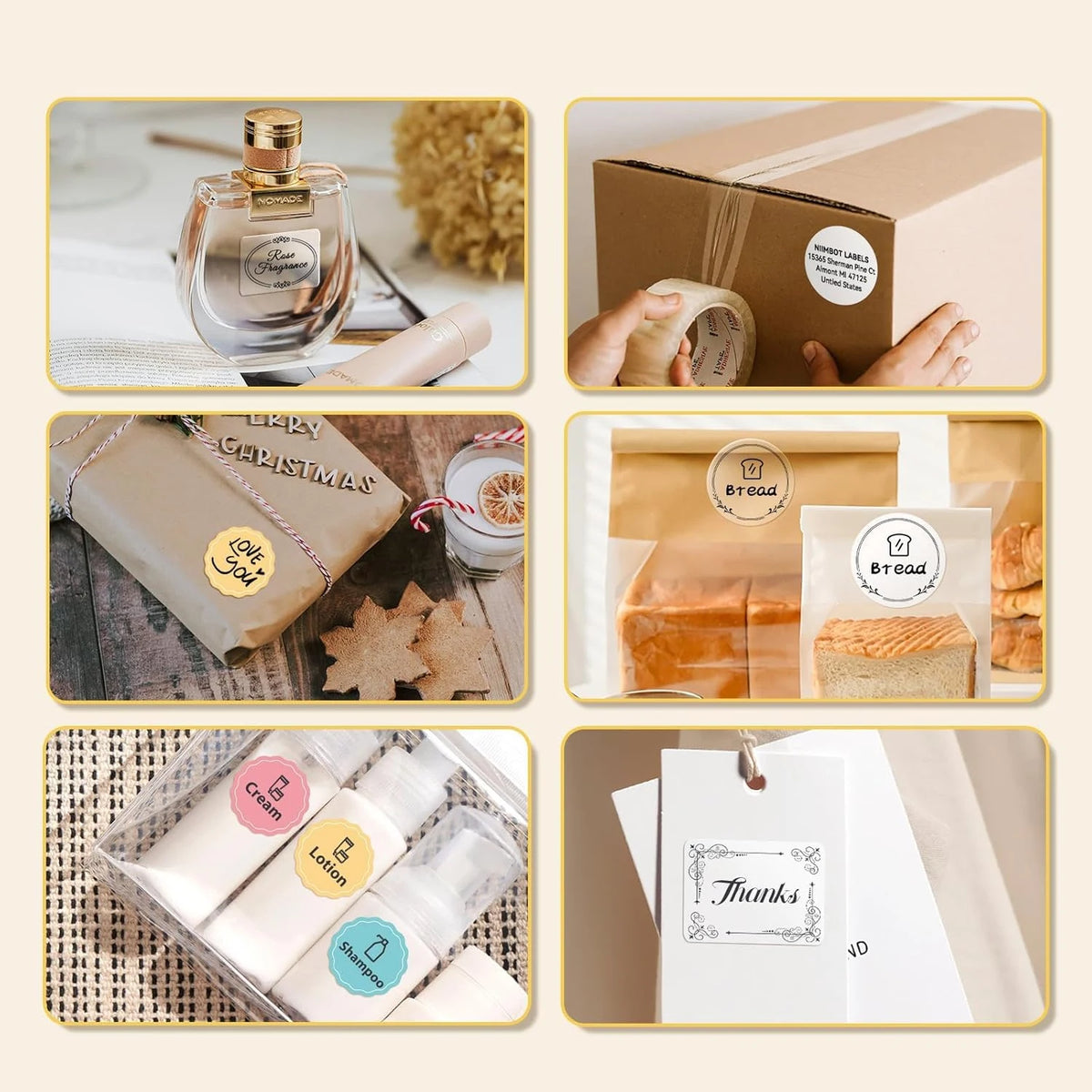 Niimbot B1/B21/B3S/B203 Waterproof Thermal Label Stickers Thermal Label Stickers Nixie