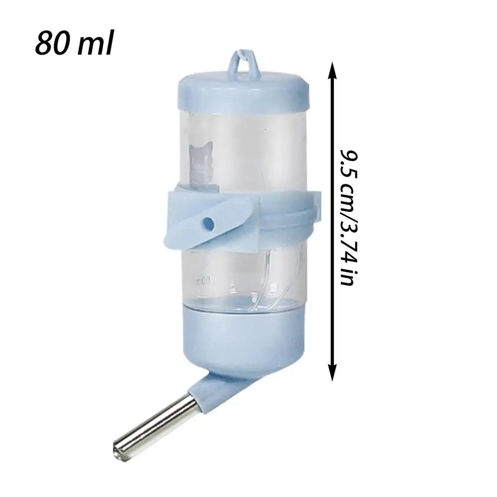 Hamster Water Bottle – Leak-Proof Dual-Ball Cage Dispenser Small Animal Water Bottle Nixie Blue