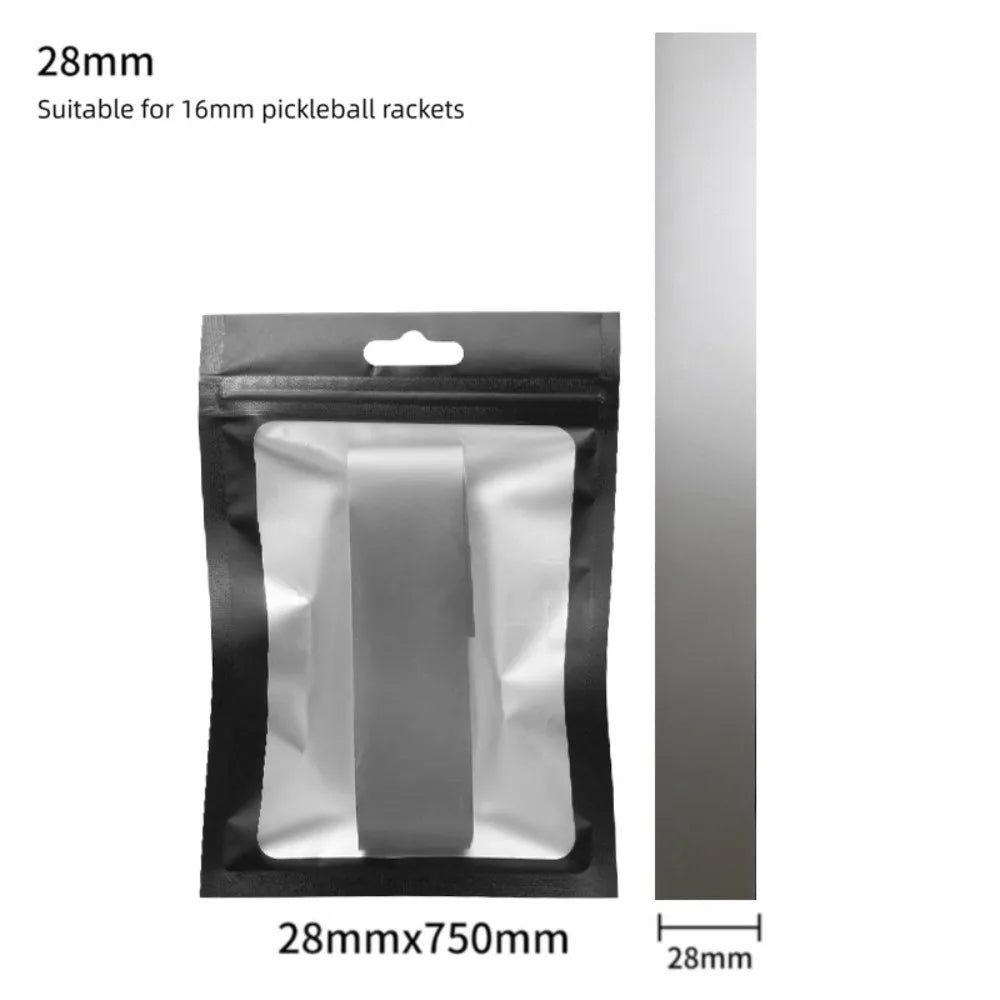 16mm Pickleball Racket Edge Guard TPU Protective Frame Tape Racket Edge Guard Nixie Silver