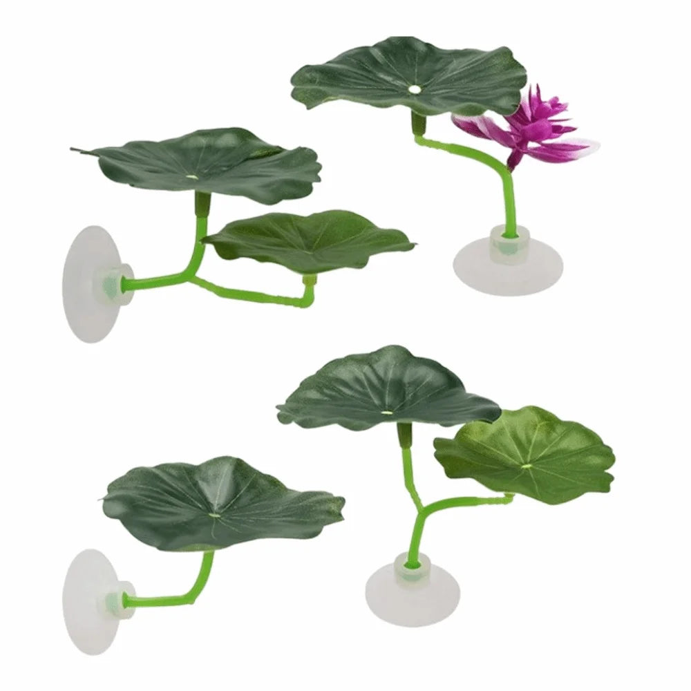 Betta Fish Leaf Hammock Aquarium Suction Cup Rest Perch 1/4 Pcs