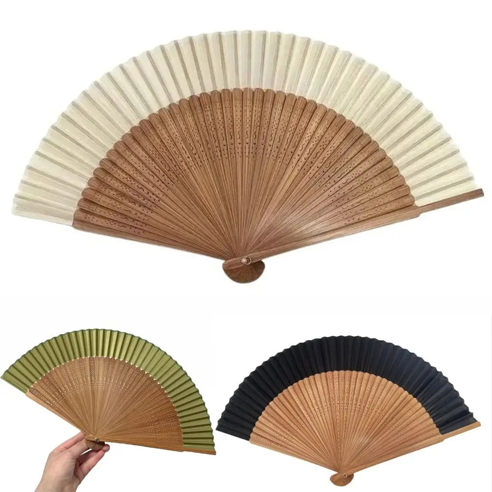 Chinese Bamboo Folding Fan – Elegant Portable Dance & Decor Fan Decorative Folding Fan Nixie