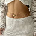 Boho Starfish Seashell Belly Chain | Beaded Body Chain Body Chain Nixie A