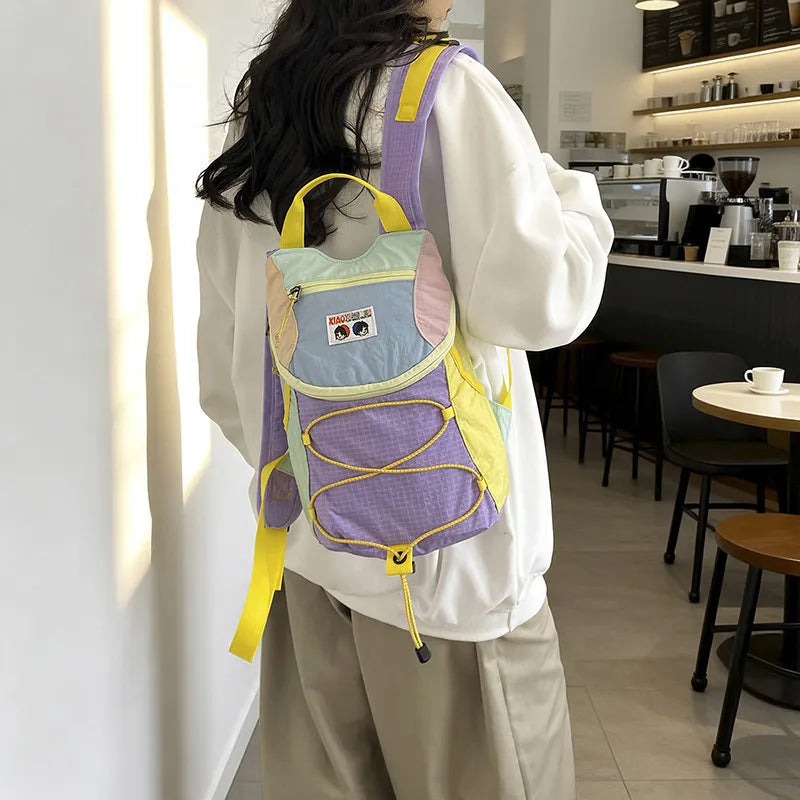 Lightweight Color-Block Hiking Backpack – Unisex Kids & Adults Hiking Backpack Nixie
