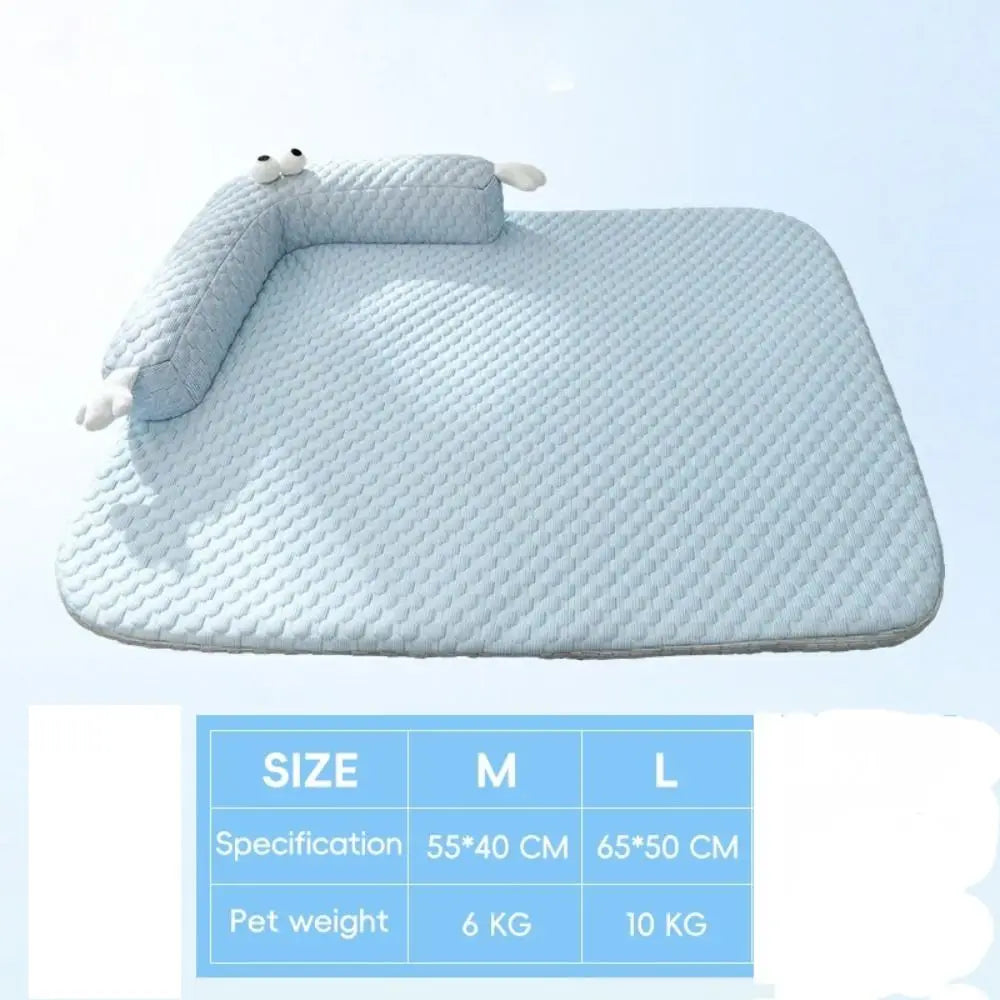 Summer Pet Cooling Mat – Breathable Silk Ice Bed for Dogs & Cats Pet Cooling Mat Nixie