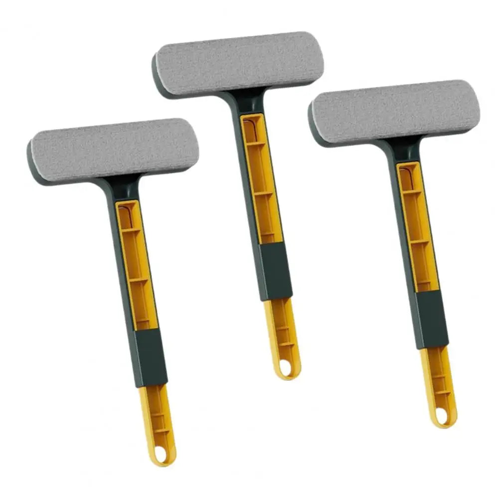 2-in-1 Window Screen Cleaning Brush with Extendable Handle Window Cleaning Brush Nixie Yellow Green 3