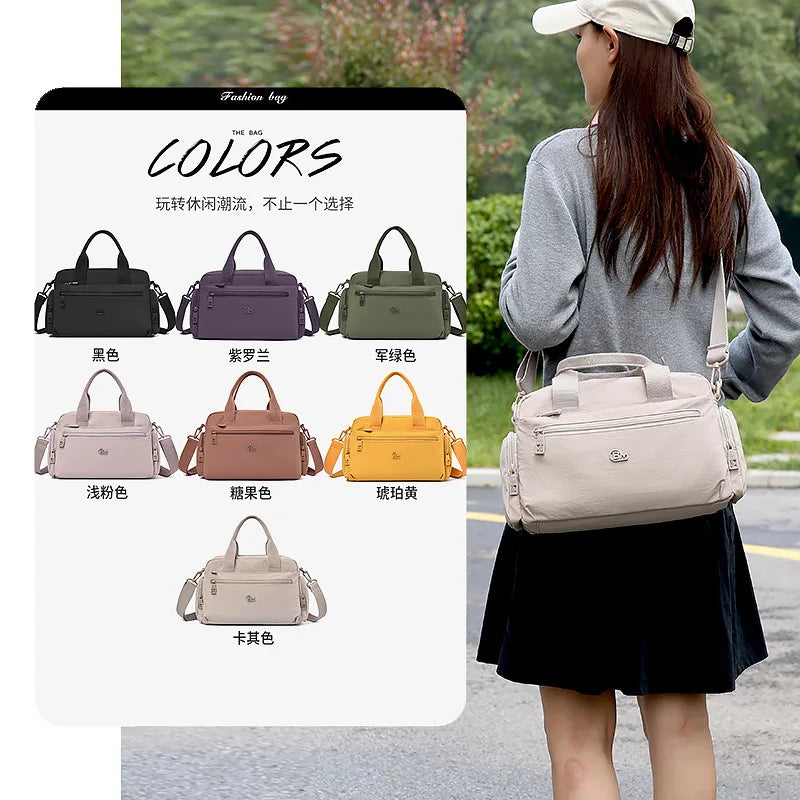 Nixie Lightweight Oxford Tote Bag – Shoulder & Crossbody