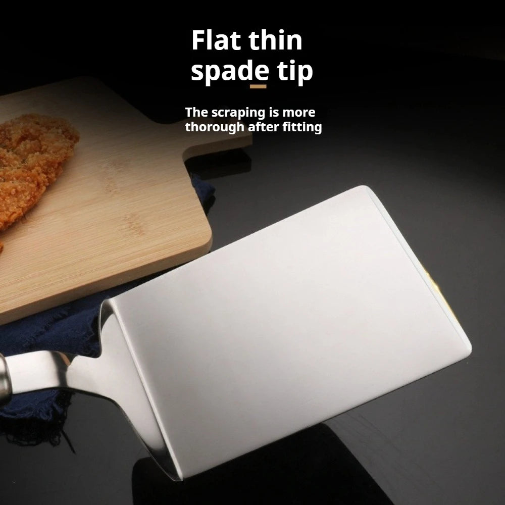 Stainless Steel Spatula Wooden Handle – BBQ Griddle Turner