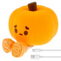 Pumpkin Silicone Night Light & Phone Stand – 3-in-1 LED Silicone Night Light Nixie Style 1