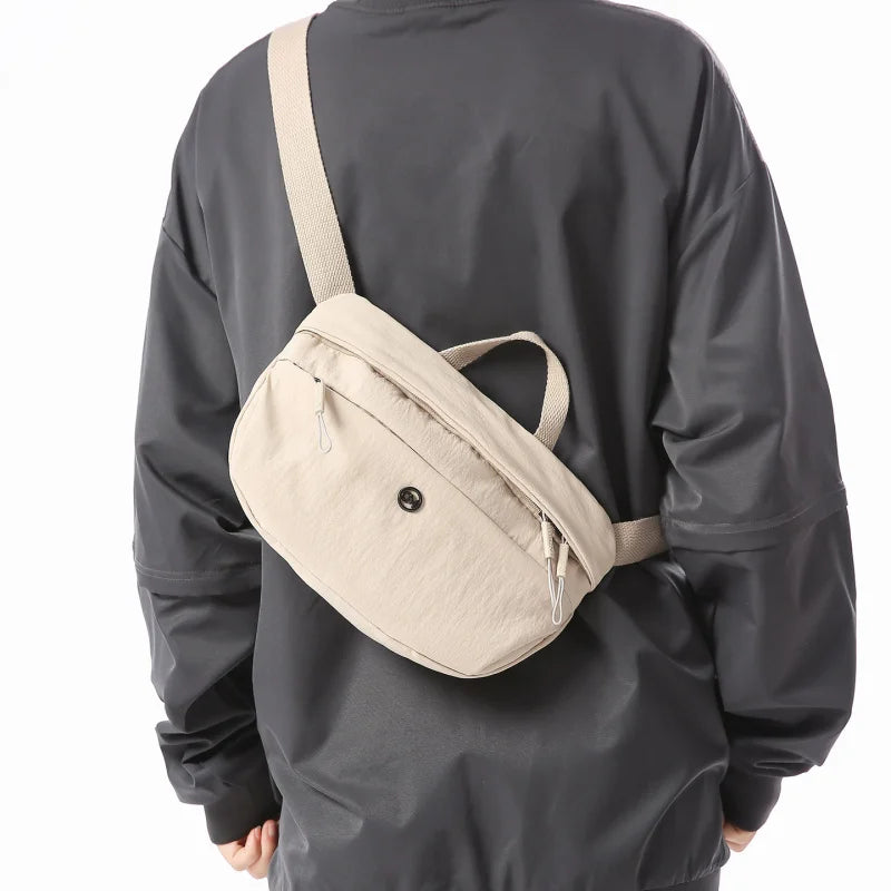 Men's Nylon Crossbody Chest Bag – Multifunctional Sports Sling Crossbody Chest Bag Nixie