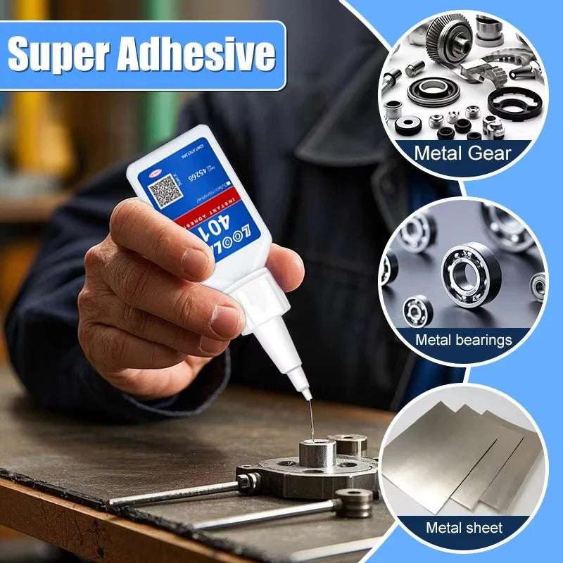 Nixie Super Glue 20ml – Fast Dry, Bonds Metal Glass Resin Instant Super Glue Nixie