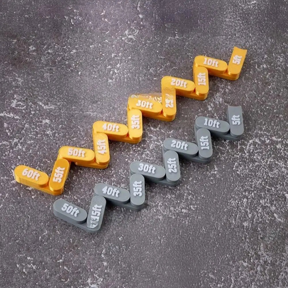 Articulated Flexible Chain Ruler for Tabletop RPG Board Games Board Game Ruler Nixie